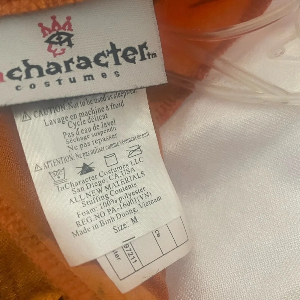IN CHARACTER Teeny “TIGER” Halloween jumpsuit costume size infant medium